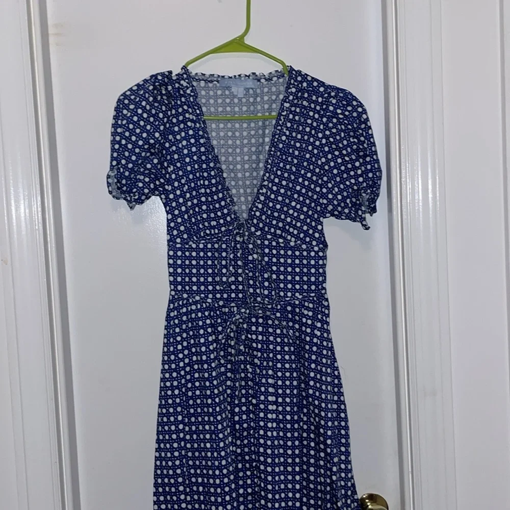 Hill House Blue and White Midi Dress - Picture 7 of 12
